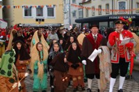 Narrenbaumstellen durch die Gabelznfte